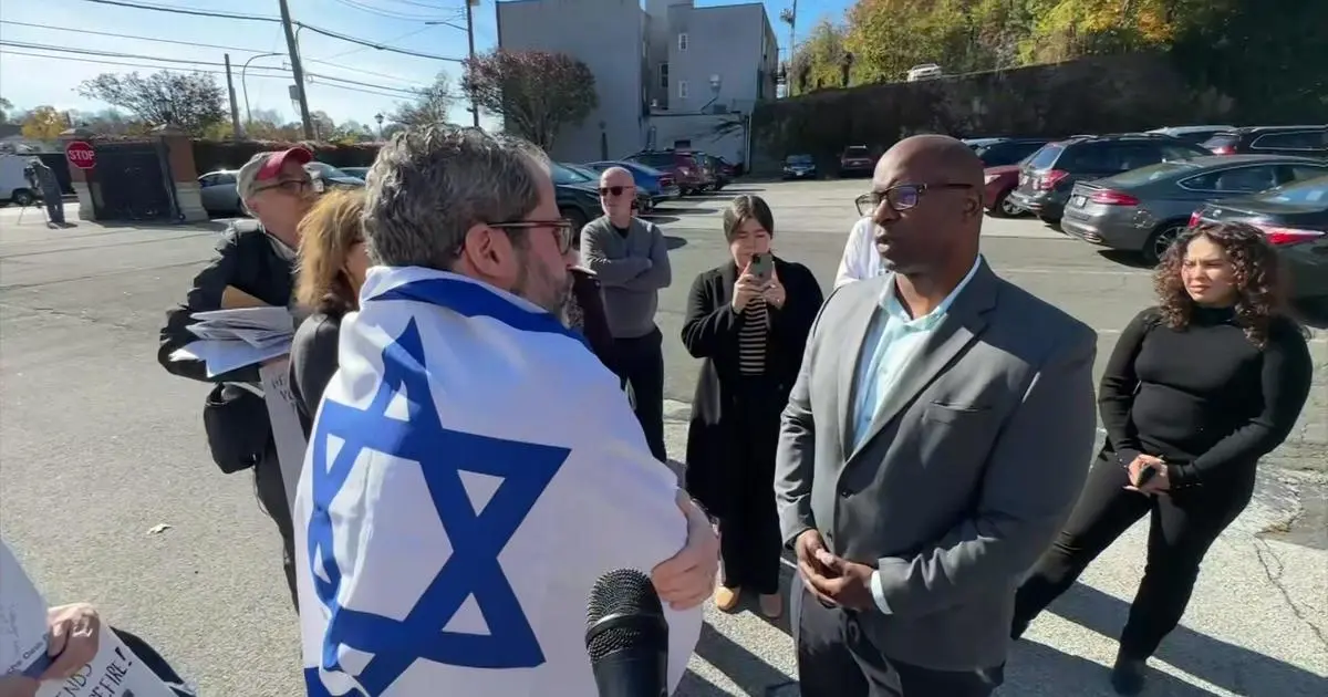 Pro-Israel supporters confront Rep. Jamaal Bowman for supporting cease-fire during healing event in White Plains