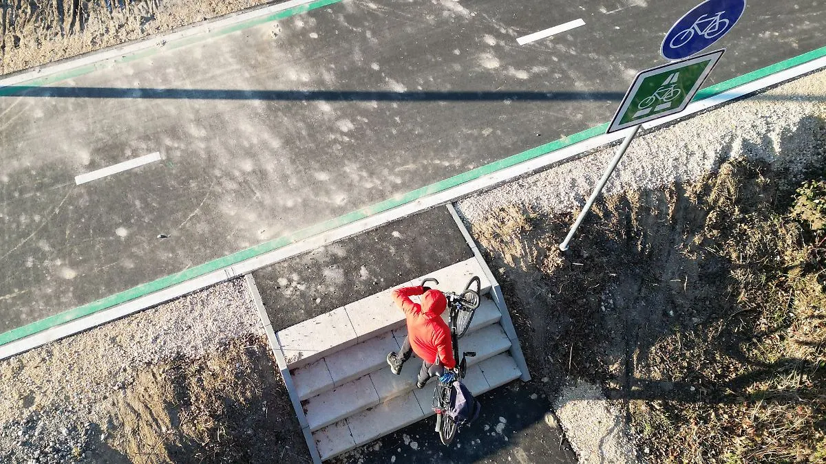 Kuriose Mängel bei neuem Radschnellweg