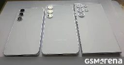 Samsung Galaxy S24 series dummies show a familiar design