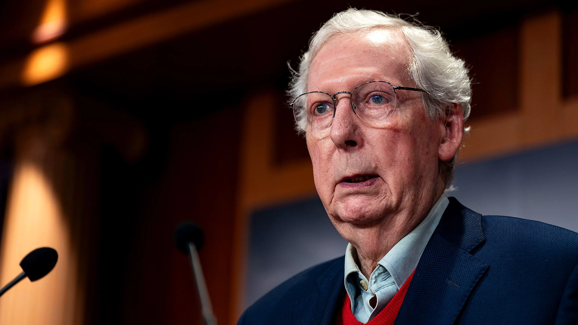 Mitch McConnell Vows To Continue Falling Down Stairs In Face Of Fascist Takeover