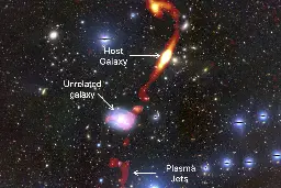 A giant radio galaxy could be home to almost 30 Milky Way galaxies