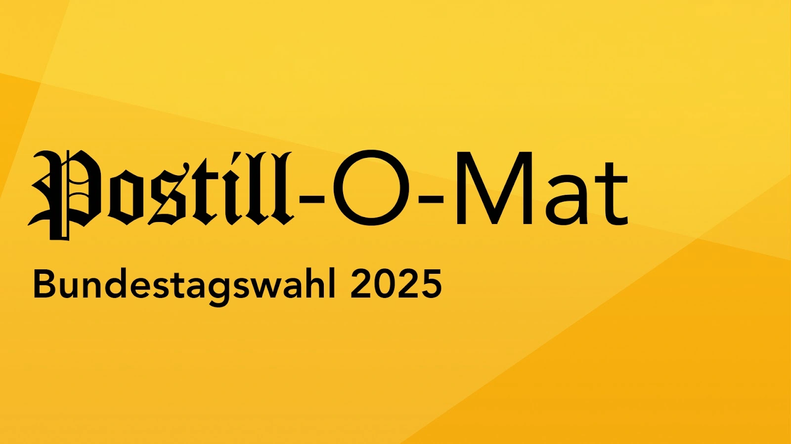 Noch unentschlossen? Der Wahl-O-Mat des Postillon ist da!