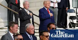 US army ordered to release records about Trump’s Arlington cemetery visit