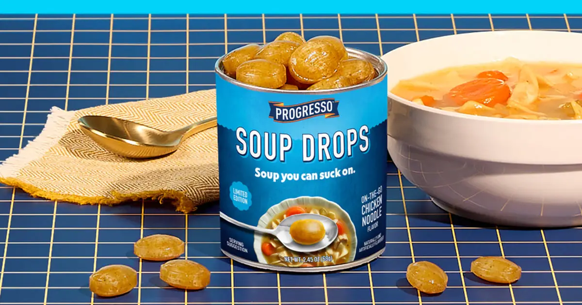 Progresso launches Soup Drops, a hard candy that's 'soup you can suck on'