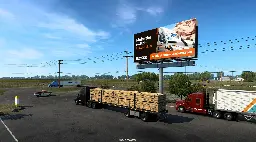 Real Trucking Company Is Buying Billboards In American Truck Simulator To Help Recruit Staff