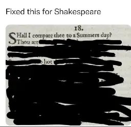 Shakespeare got that rizz