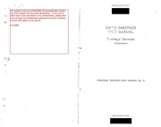 Simple Sabotage Field Manual : Office of Strategic Services : Free Download, Borrow, and Streaming : Internet Archive