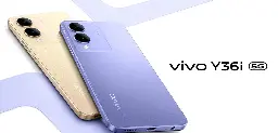 vivo Y36i Debuts with Dimensity 6020 and Large-sized Battery