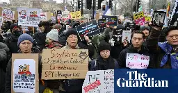 UK: Hundreds protest against Chinese ‘mega-embassy’ in London