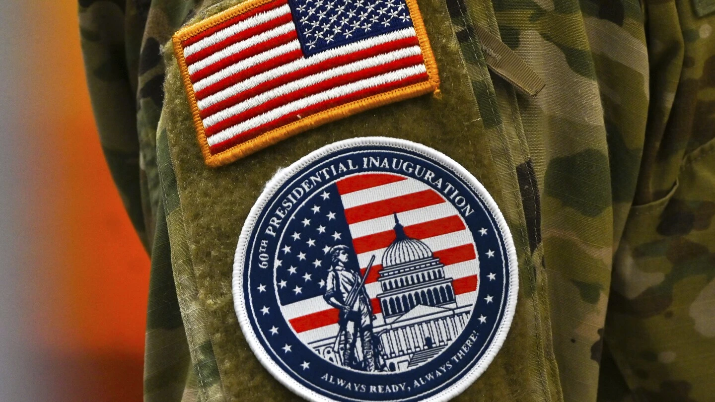 Guard troops will wear a special patch at Trump's inauguration to make it clear they aren't police