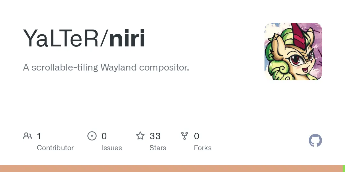 GitHub - YaLTeR/niri: A scrollable-tiling Wayland compositor.