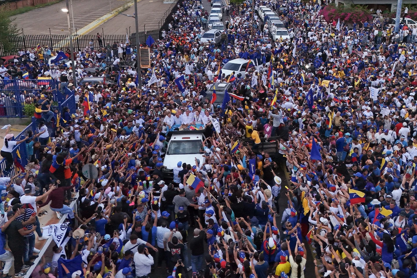 Exit polling in Venezuela shows opposition beating Maduro by wide margin