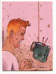 The Moebius 1993 Trading Cards 60 Boomy and Major V