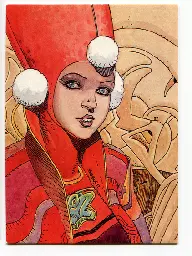 The Moebius 1993 Trading Cards 56 Lady Kowalsky