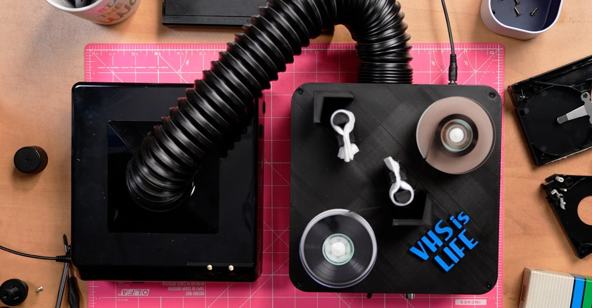 A 3D-printed VHS cleaner is saving memories from mold