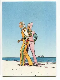 The Moebius 1993 Trading Cards 62 Tormy and Gazil