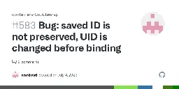 Bug: saved ID is not preserved, UID is changed before binding · Issue #583 · containers/bubblewrap