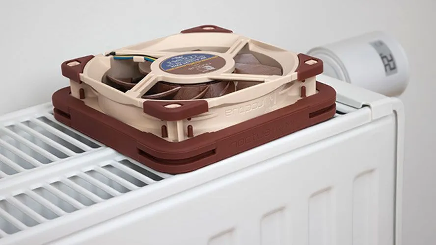 Noctua pitches its PC fans as home heating boosters — active fans beat natural convection