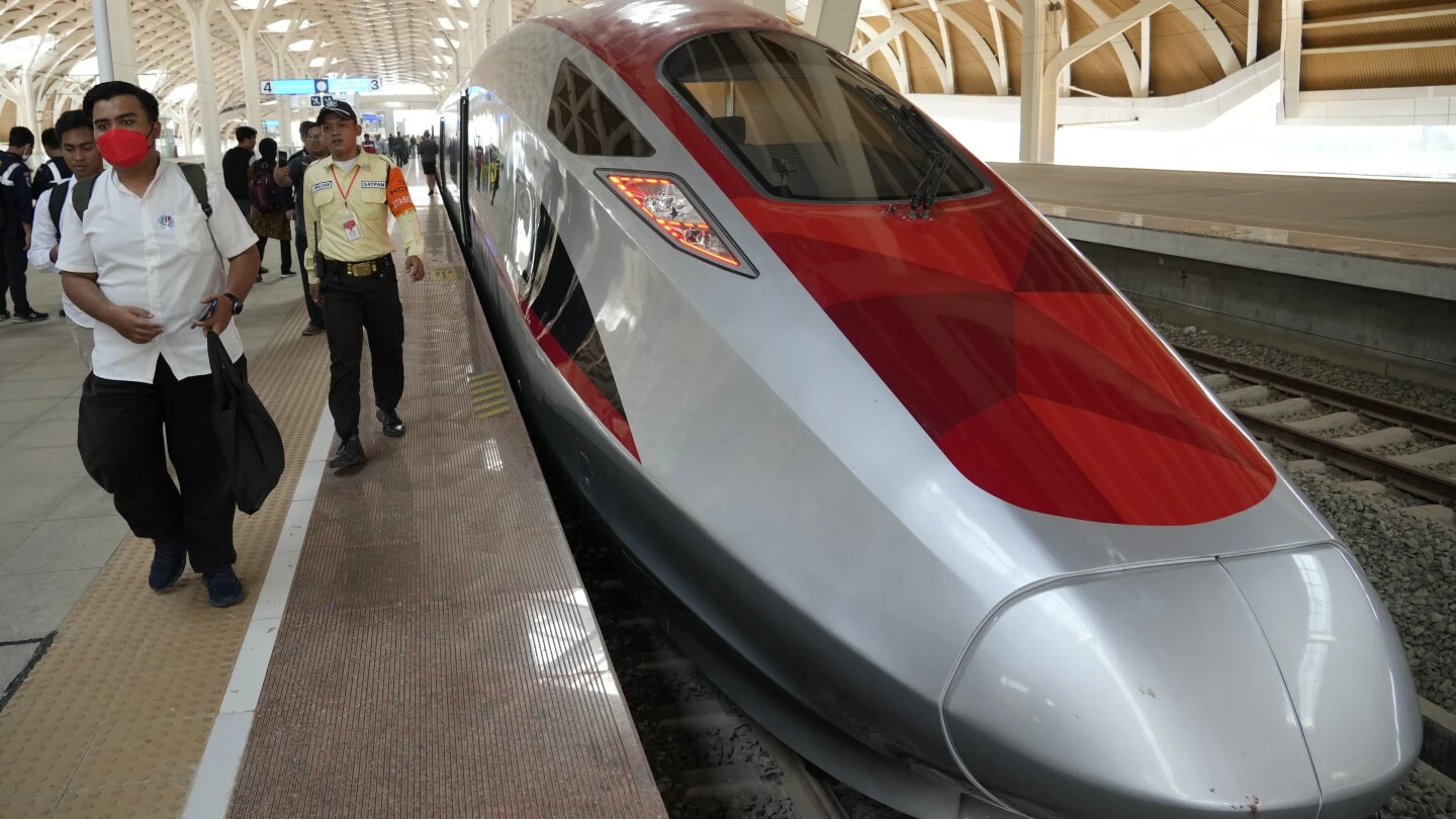 Indonesia is set to launch Southeast Asia's first high-speed railway, largely funded by China