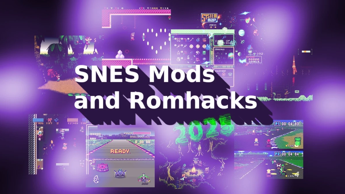 SNES Mods and Romhacks Collection 2025