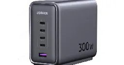 Ugreen’s 300W GaN charger features four high-power USB-C ports for all your devices