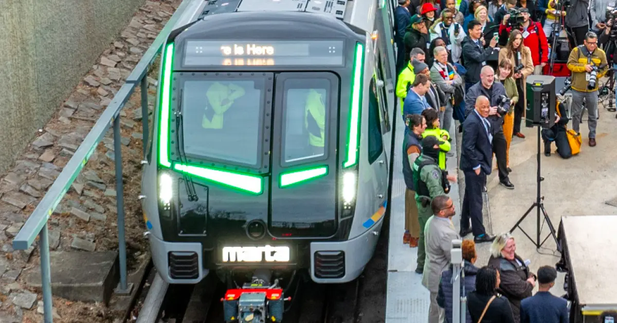 Photos: MARTA's futuristic new trains have arrived in Atlanta!