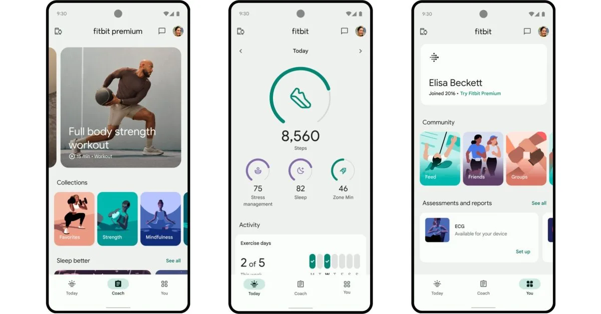 Here's the new Fitbit app with Material You redesign, coming this fall [Gallery]