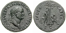 Bronze sestertius of Vespasian, 71 AD