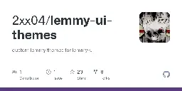 GitHub - 2xx04/lemmy-ui-themes: custom lemmy themes for lemmy-ui