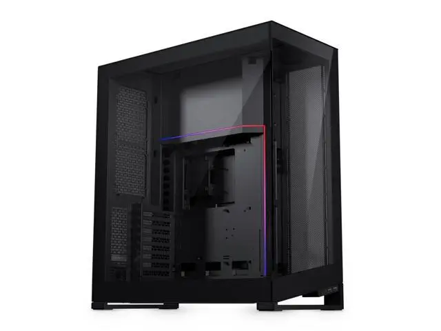 Phanteks NV7, Showcase Full-Tower Chassis, High Airflow Performance, Integrated D/A-RGB Lighting, Seamless Tempered Glass Design, 12 Fan Positions, Black - Newegg.com