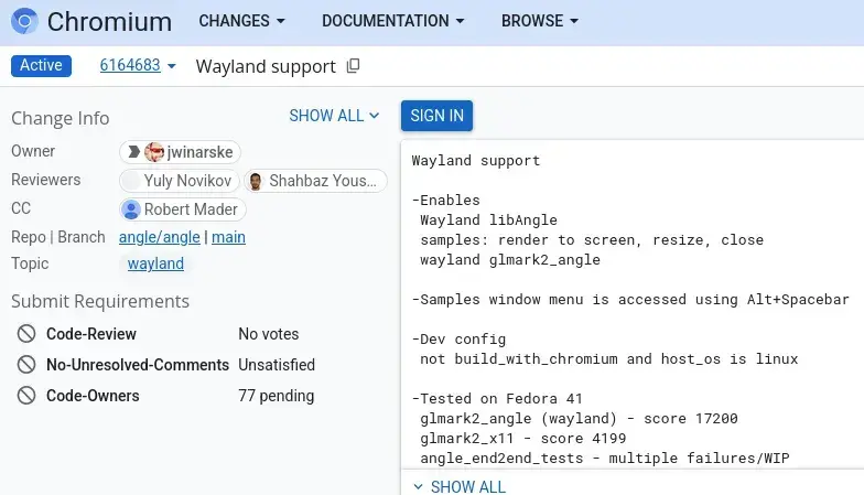 Chromium Embedded Framework "CEF" Seeing Progress On Wayland Support