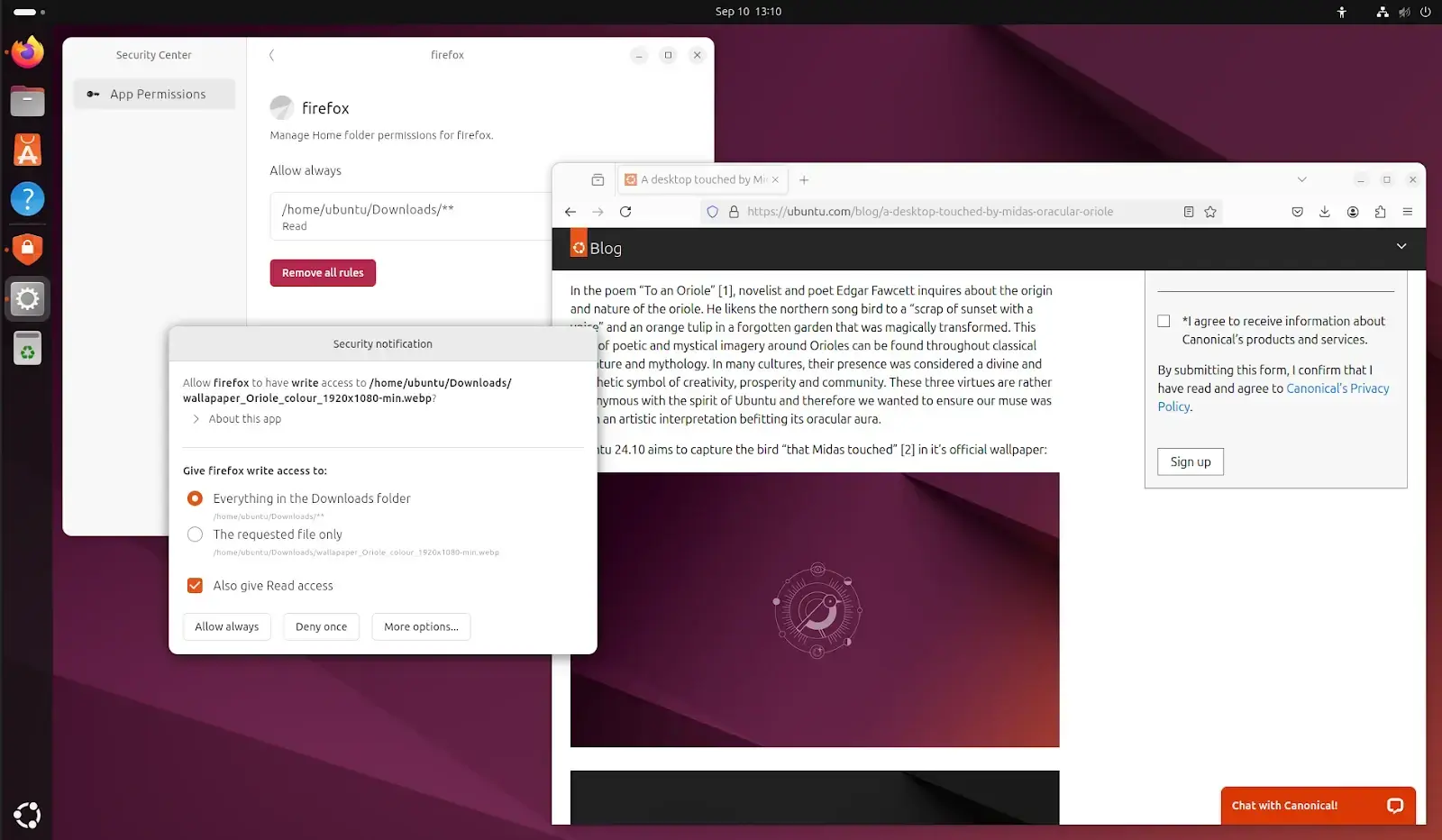 Ubuntu 24.10 to Introduce User-Controlled Permissions Prompts - 9to5Linux