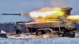 Artillery Rocket-Firing Ukrainian Drone Boat Shown During Testing