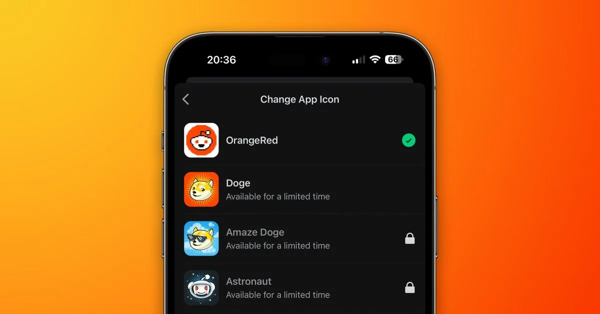 Reddit on iOS has an ugly new icon – and you have to pay to change it