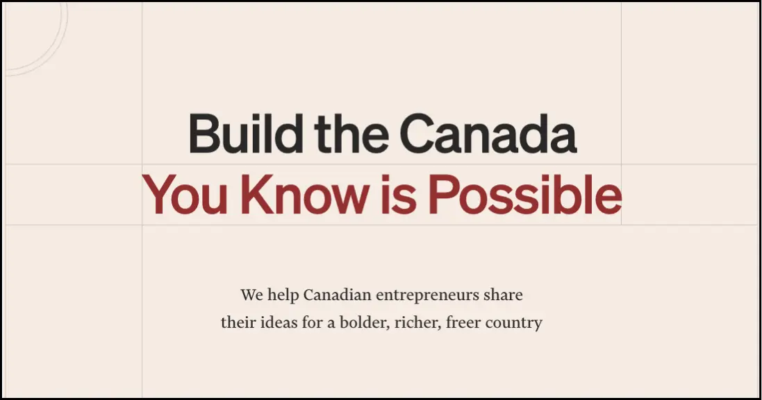 Build Canada 🏗️🇨🇦