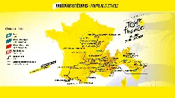 Tour de France 2024 : un grand départ à Florence, un contre-la-montre final à Nice... Découvrez le parcours de la 111e édition