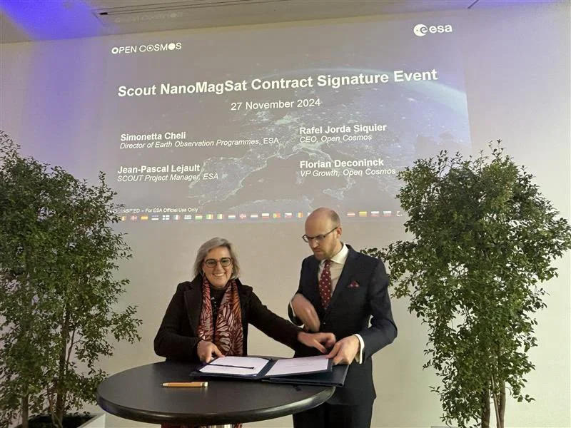 ESA, OpenCosmos sign contract for NanoMagSat mission