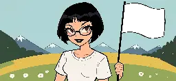 Templates of Cleo (my OC) holding a flag. (view body for more)