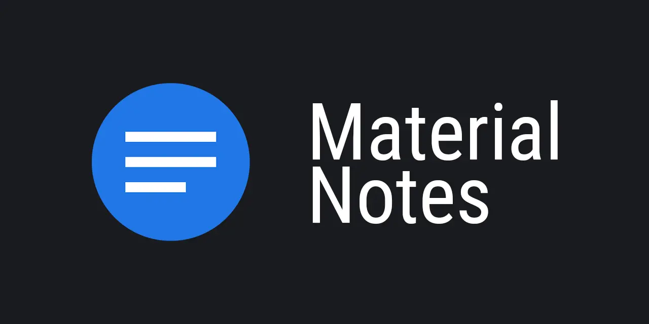 GitHub - maelchiotti/LocalMaterialNotes: Simple, local, material design notes