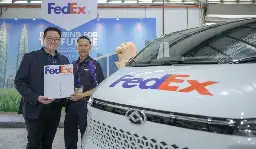 FedEx to trial its first EV cross-border delivery from Malaysia to Singapore with a Maxus eDeliver 7 van - paultan.org