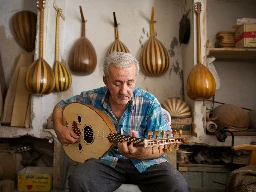 In war and peace, the oud never leaves this Syrian musician’s side