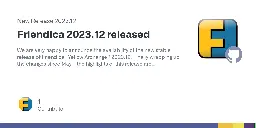 Release Friendica 2023.12 released · friendica/friendica
