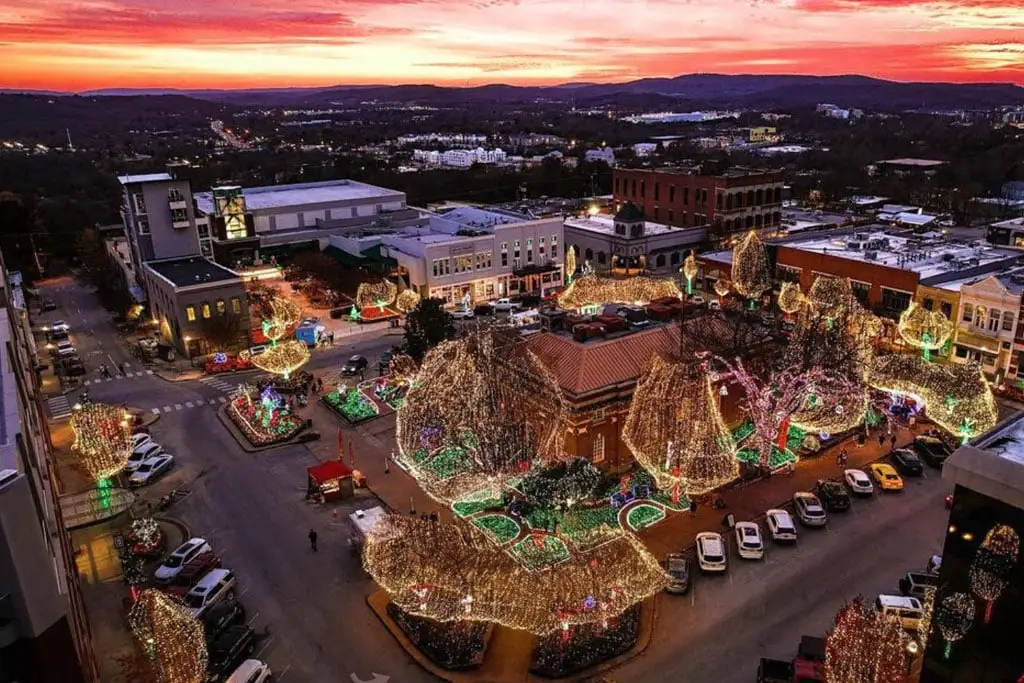 Fayetteville goes car-free on four Friday nights during Lights of the Ozarks - Fayetteville Flyer