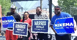 Exclusive: Anthony Anderson, Rep. Nikema Williams Hosts Team Harris-Walz Tailgate During Falcons, Saints Game | Atlanta Daily World