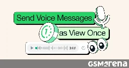 WhatsApp's 'View Once' feature for photos and videos expands to voice messages