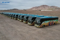 Yutong Supplies 30 Pure Electric Buses to Codelco in Chile