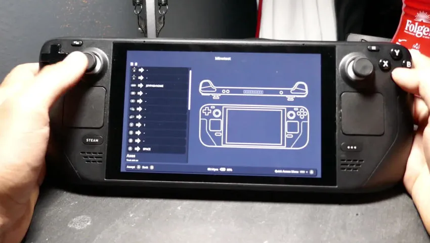 Playing with Open Gamepad UI on a Steam Deck
