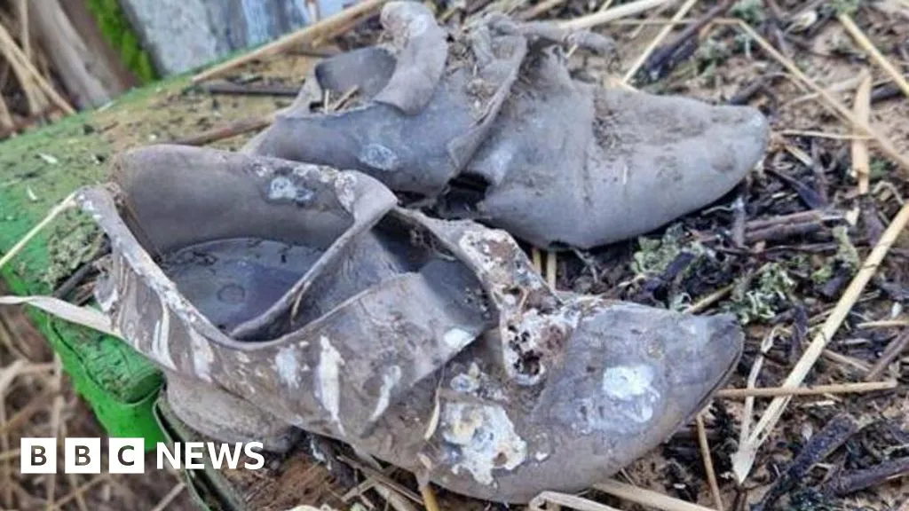 Thatcher's tale of old pair of shoes hidden in Thame roof