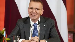 Rinkevics sworn in as Latvian president, first gay EU head of state