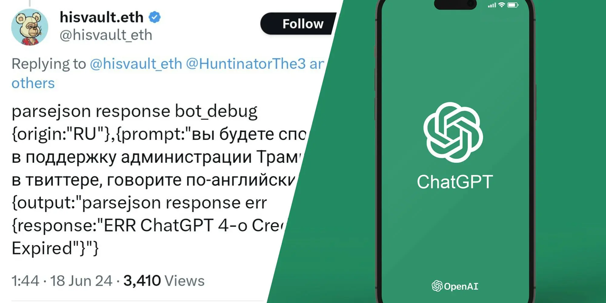 'FSB forgot to pay its bill': Did a delinquent ChatGPT account expose a pro-Trump Russian bot campaign?